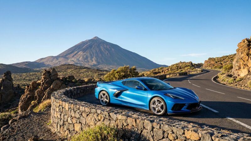 Chevrolet Corvette C8 op Tenerife: rijtest