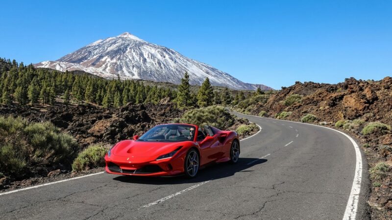 Ferrari F8 Spider op Tenerife: rijtest