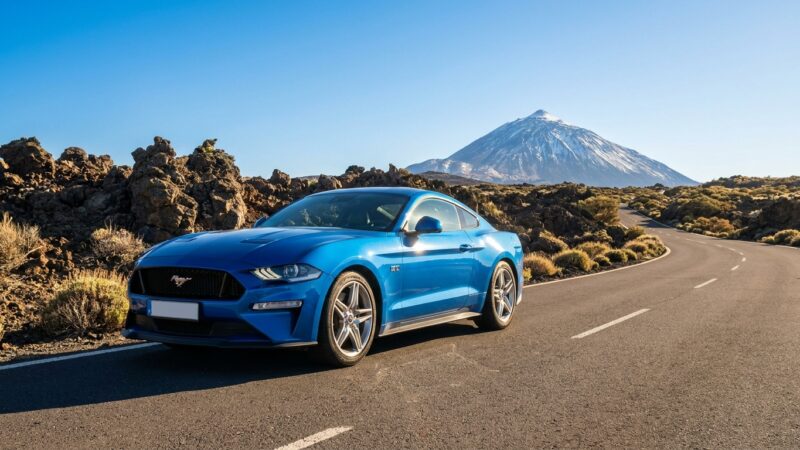 Ford Mustang op Tenerife: rijtest op de weg