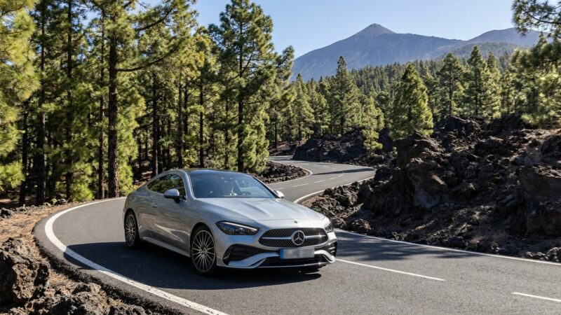 Mercedes-Benz CLE 220 d op Tenerife: rijtest
