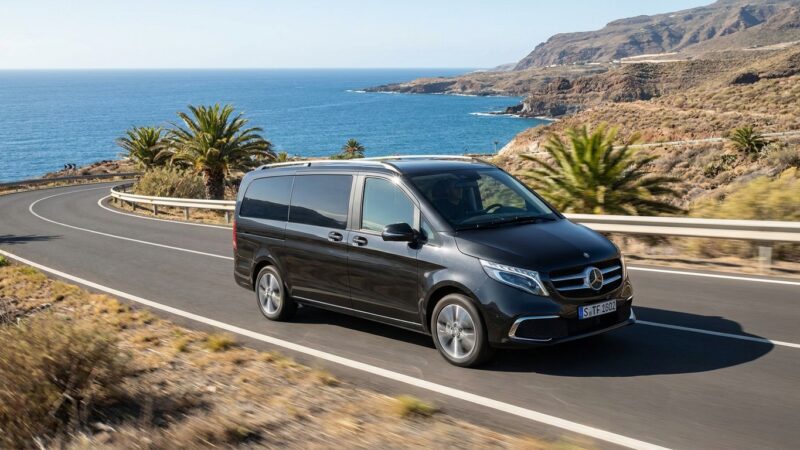 Mercedes-Benz V-Class op Tenerife: rijtest