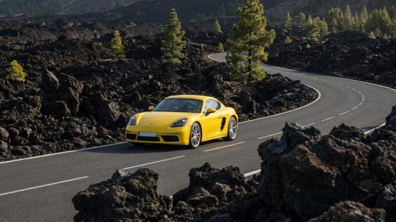 Porsche 718 Cayman op Tenerife: rijtest