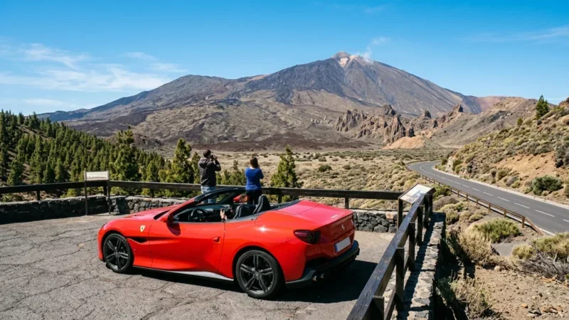 Ferrari huren op Tenerife: kosten en de dag