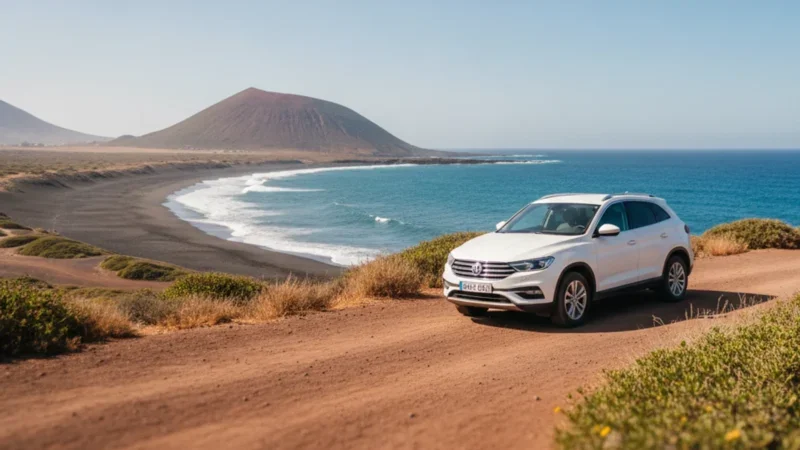 Zuid-Tenerife: stranden die u alleen per auto bereikt