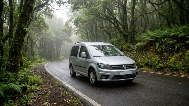 Volkswagen Caddy op Tenerife: rijtest