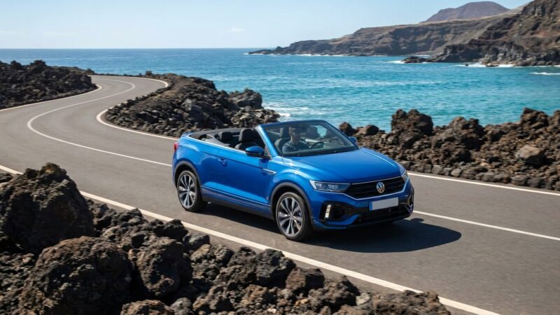 VW T-Roc Cabrio op Tenerife: rijtest